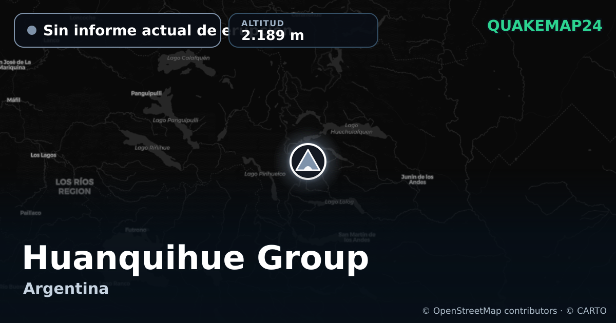 Huanquihue Group · Sin informe actual de erupción · 2.189 m