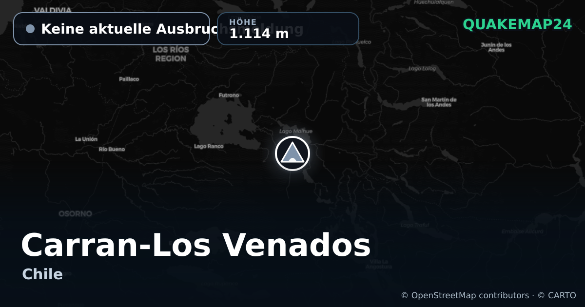 Carran-Los Venados · Keine aktuelle Ausbruchsmeldung · 1.114 m