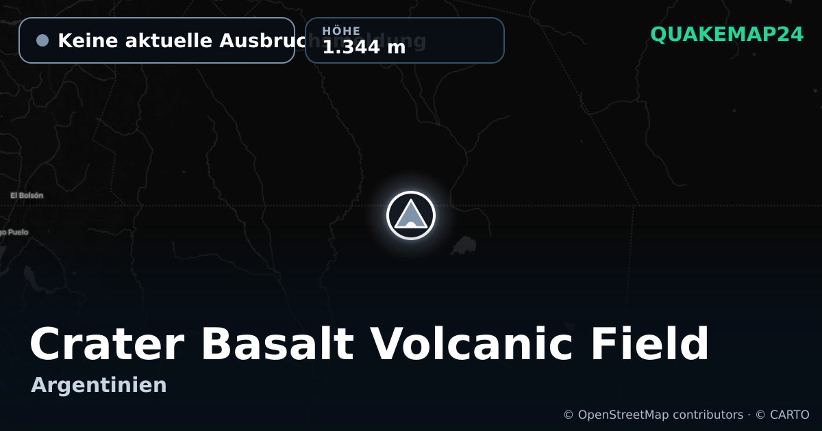 Crater Basalt Volcanic Field · Keine aktuelle Ausbruchsmeldung · 1.344 m