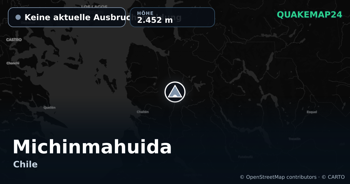 Michinmahuida · Keine aktuelle Ausbruchsmeldung · 2.452 m