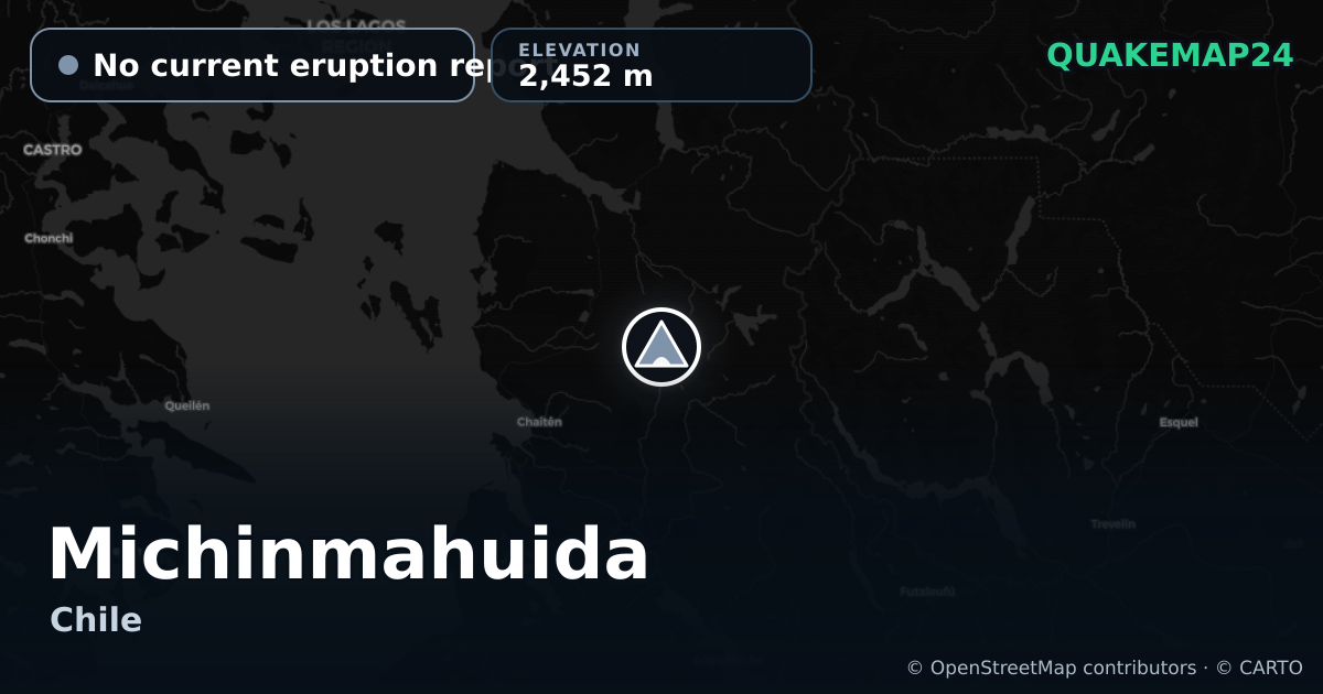 Michinmahuida · No current eruption report · 2,452 m