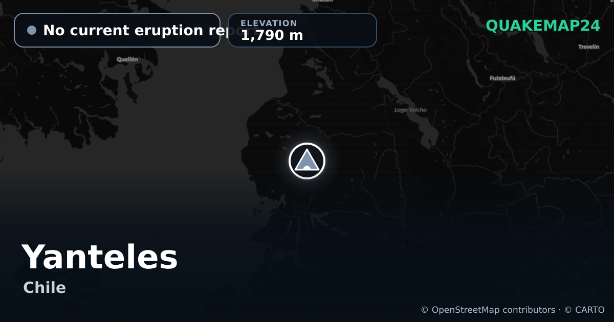 Yanteles · No current eruption report · 1,790 m