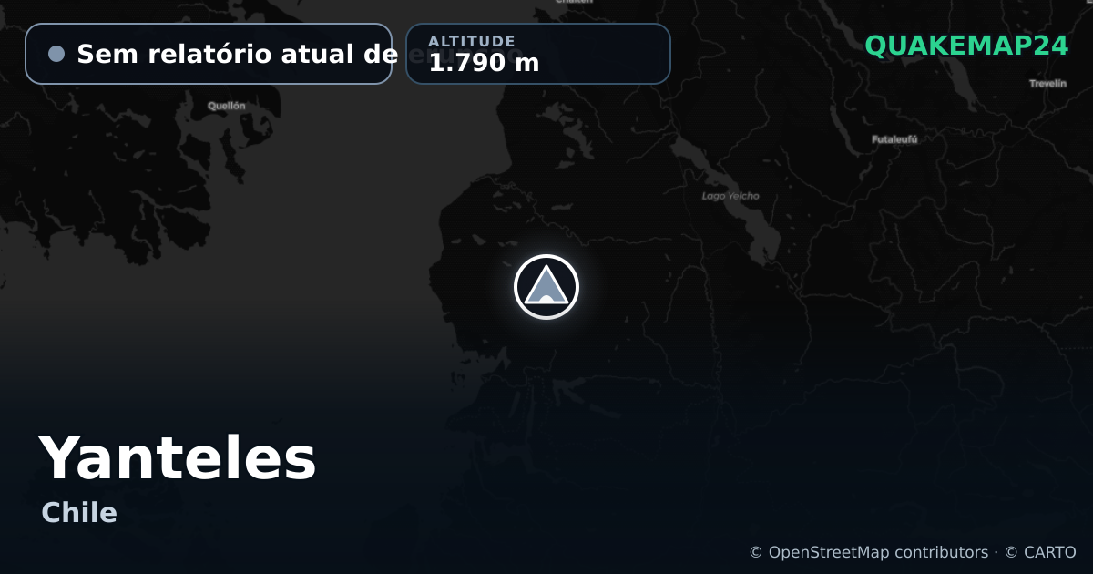 Yanteles · Sem relatório atual de erupção · 1.790 m
