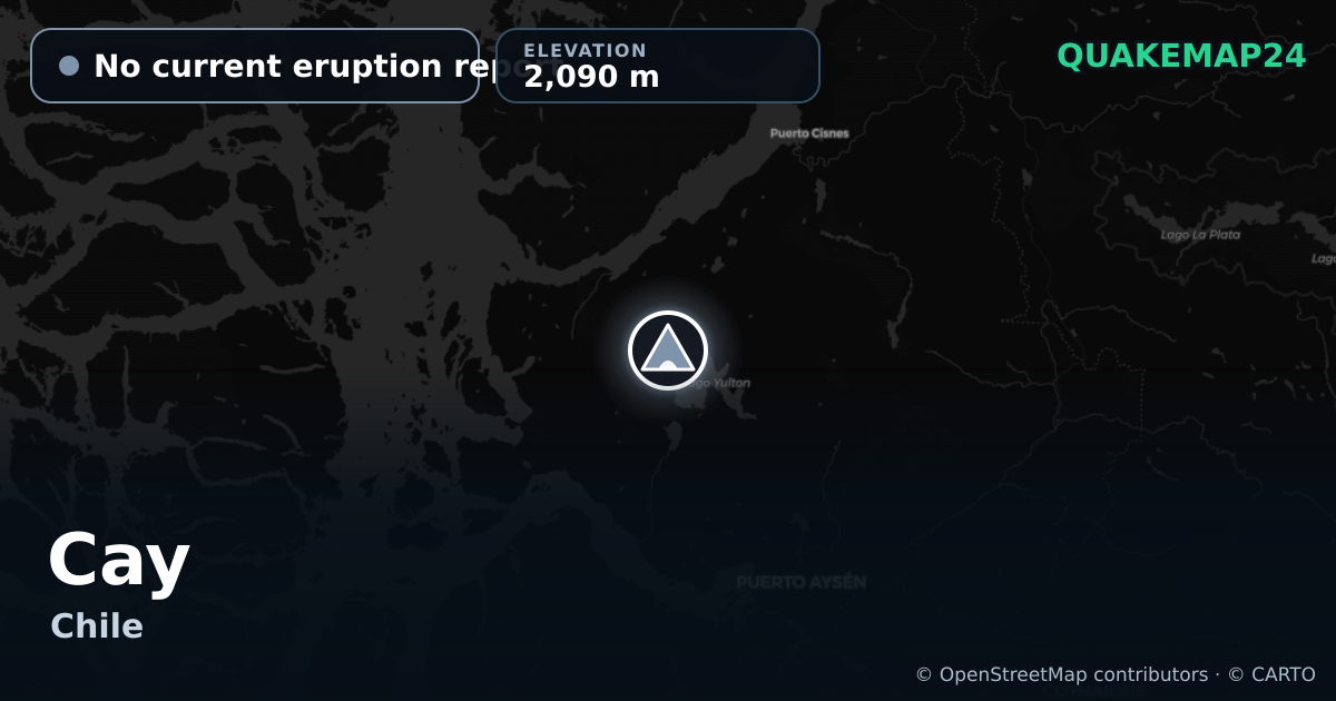 Cay · No current eruption report · 2,090 m