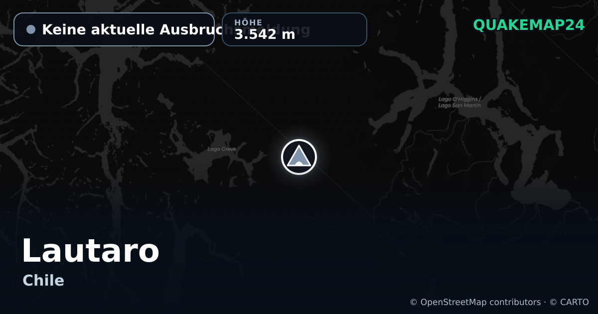 Lautaro · Keine aktuelle Ausbruchsmeldung · 3.542 m
