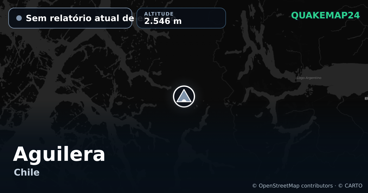 Aguilera · Sem relatório atual de erupção · 2.546 m