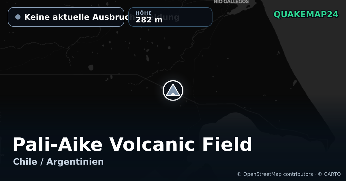 Pali-Aike Volcanic Field · Keine aktuelle Ausbruchsmeldung · 282 m