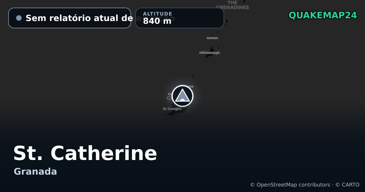 St. Catherine · Sem relatório atual de erupção · 840 m