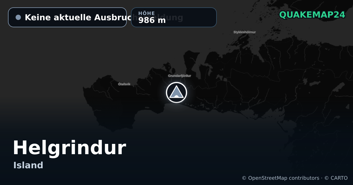 Helgrindur · Keine aktuelle Ausbruchsmeldung · 986 m