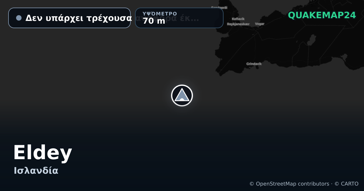 Eldey · Δεν υπάρχει τρέχουσα αναφορά έκρηξης · 70 m