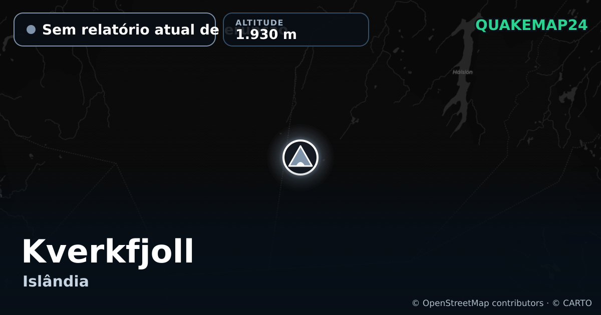 Kverkfjoll · Sem relatório atual de erupção · 1.930 m
