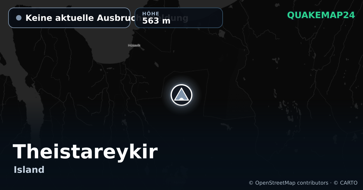 Theistareykir · Keine aktuelle Ausbruchsmeldung · 563 m
