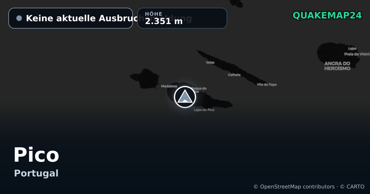 Pico · Keine aktuelle Ausbruchsmeldung · 2.351 m