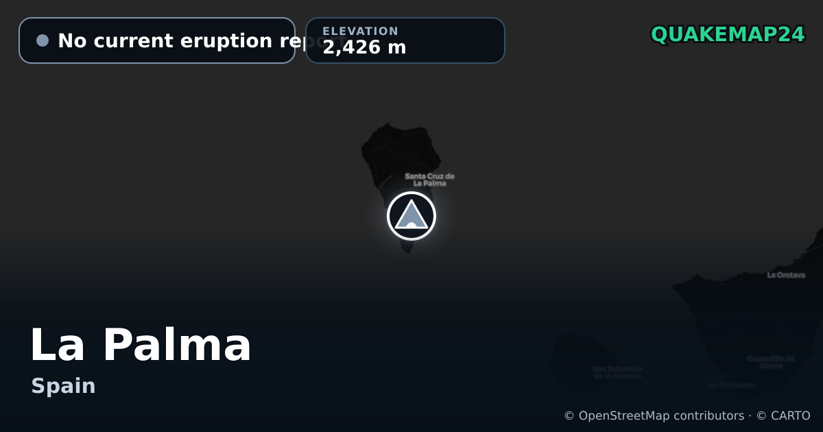 La Palma · No current eruption report · 2,426 m
