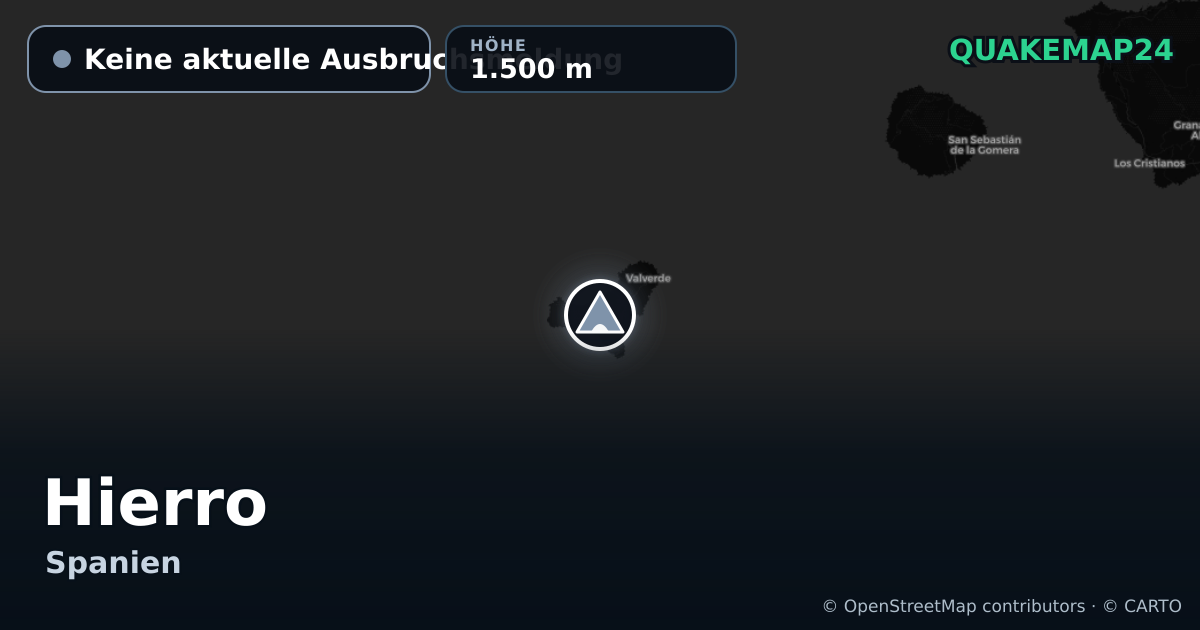 Hierro · Keine aktuelle Ausbruchsmeldung · 1.500 m