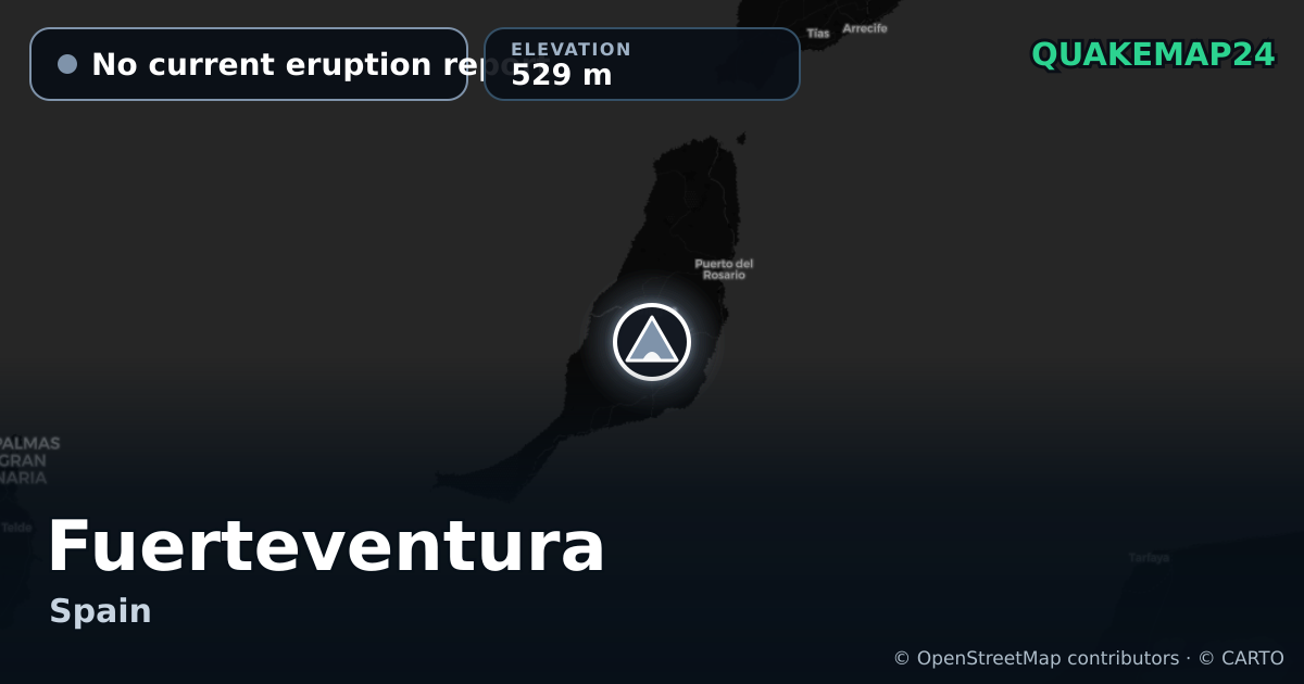 Fuerteventura · No current eruption report · 529 m