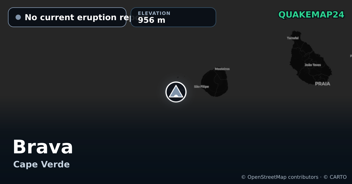 Brava · No current eruption report · 956 m