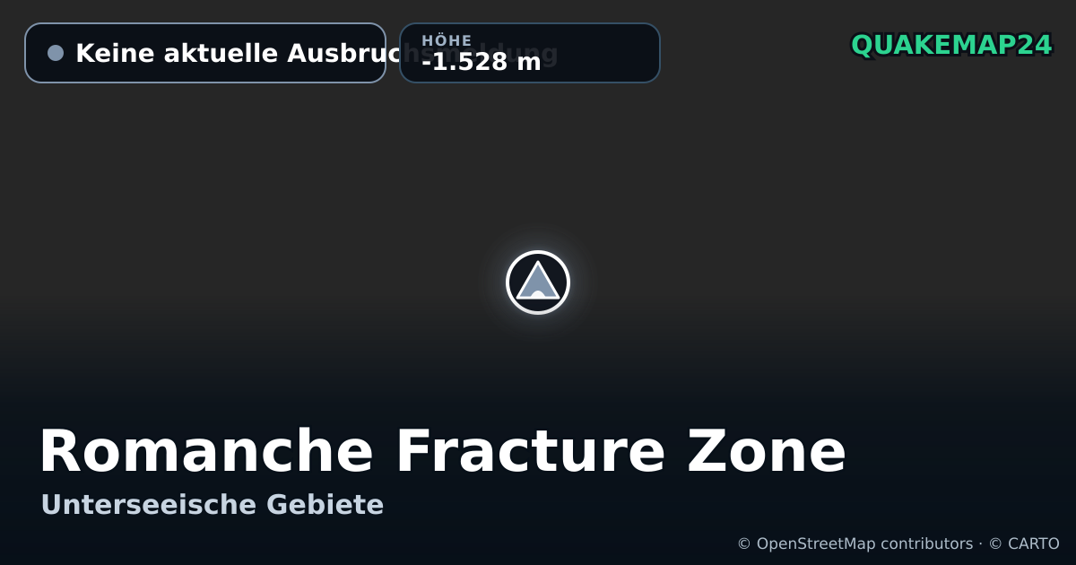 Romanche Fracture Zone · Keine aktuelle Ausbruchsmeldung · -1.528 m