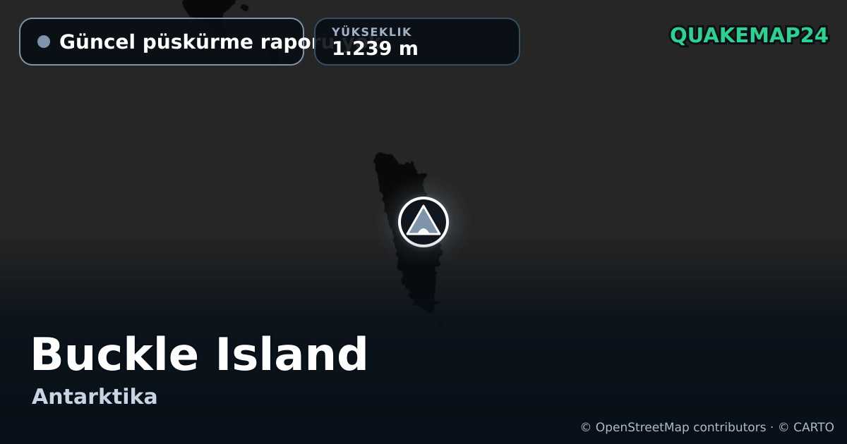 Buckle Island · Güncel püskürme raporu yok · 1.239 m