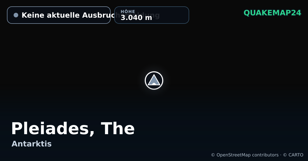Pleiades, The · Keine aktuelle Ausbruchsmeldung · 3.040 m