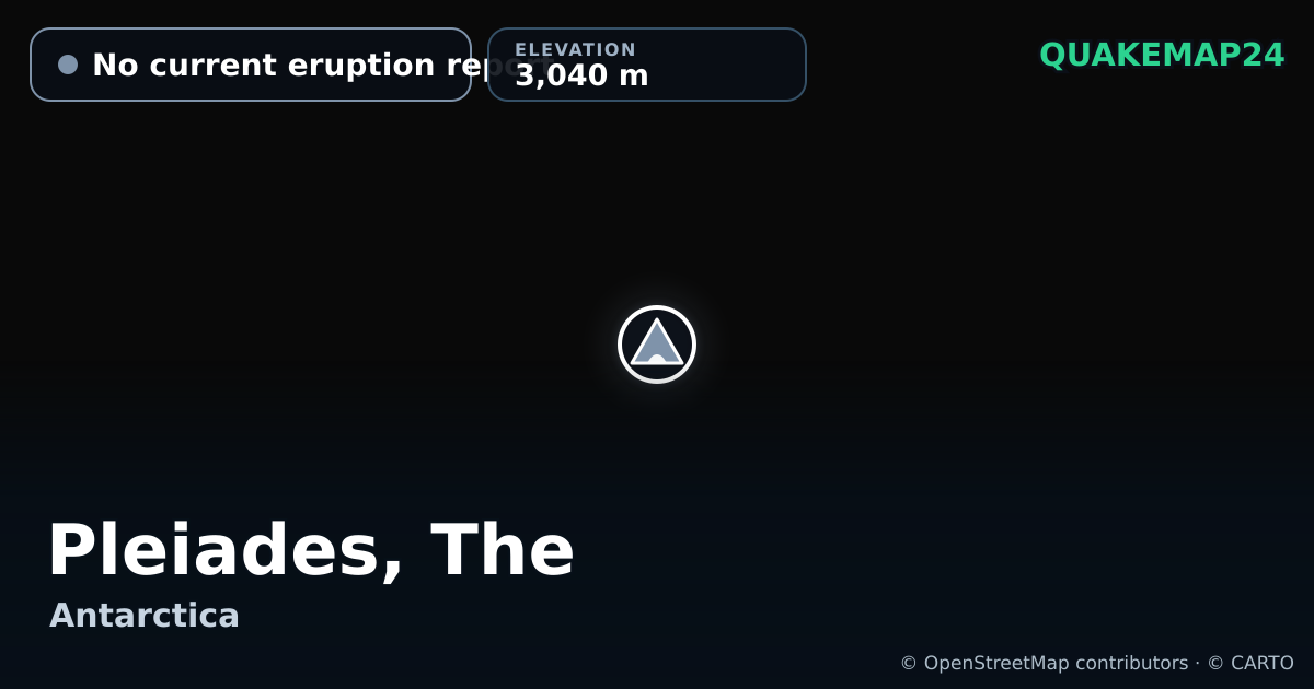 Pleiades, The · No current eruption report · 3,040 m