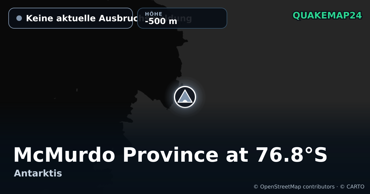 McMurdo Province at 76.8°S · Keine aktuelle Ausbruchsmeldung · -500 m