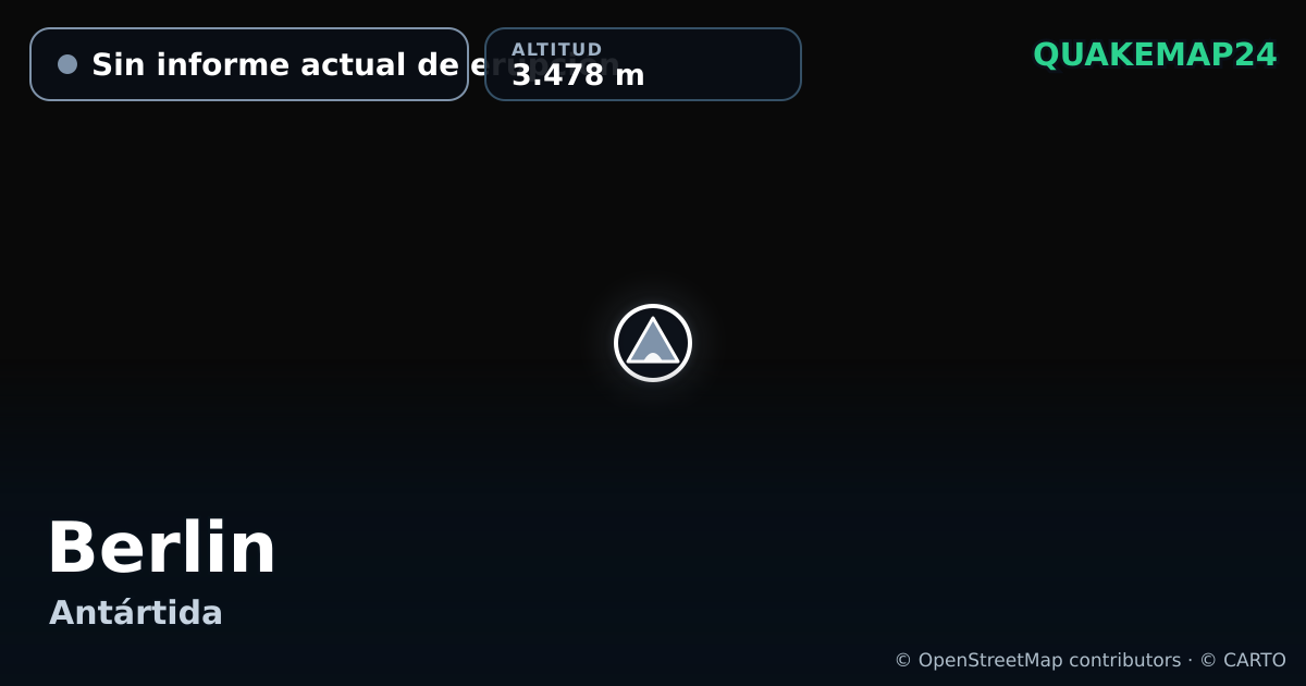 Berlin · Sin informe actual de erupción · 3.478 m