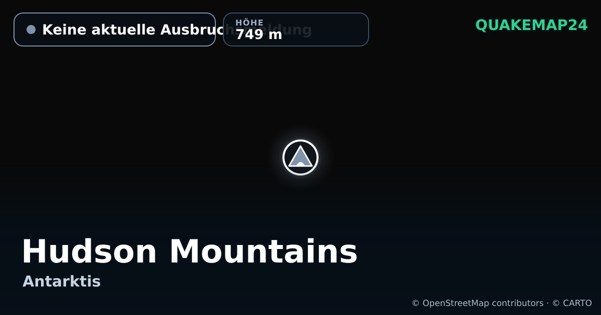 Hudson Mountains · Keine aktuelle Ausbruchsmeldung · 749 m