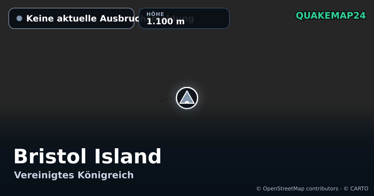 Bristol Island · Keine aktuelle Ausbruchsmeldung · 1.100 m