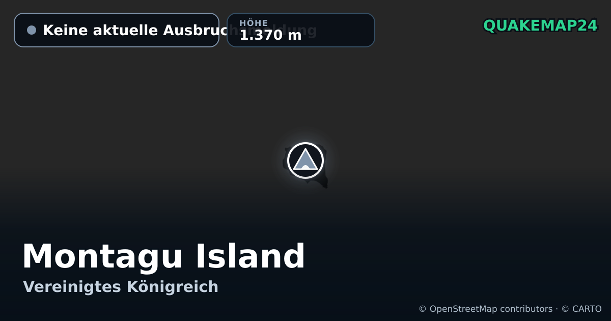 Montagu Island · Keine aktuelle Ausbruchsmeldung · 1.370 m