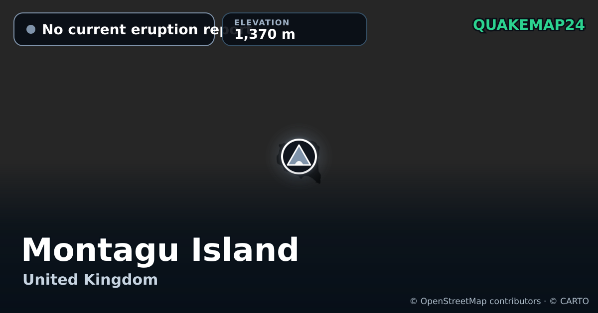 Montagu Island · No current eruption report · 1,370 m