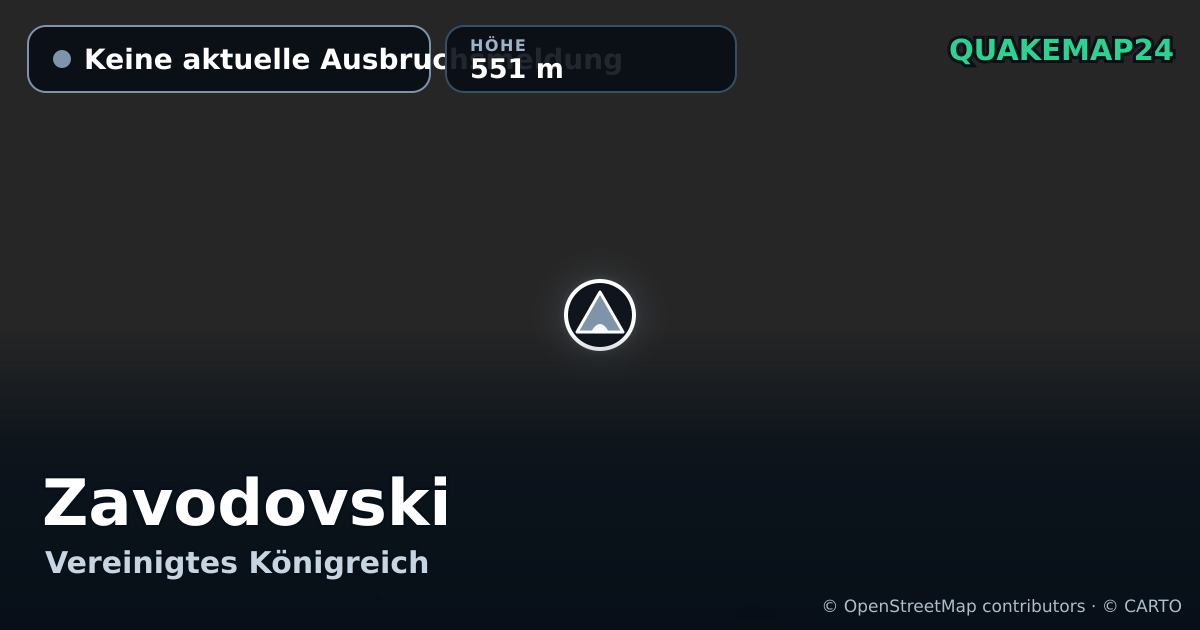 Zavodovski · Keine aktuelle Ausbruchsmeldung · 551 m