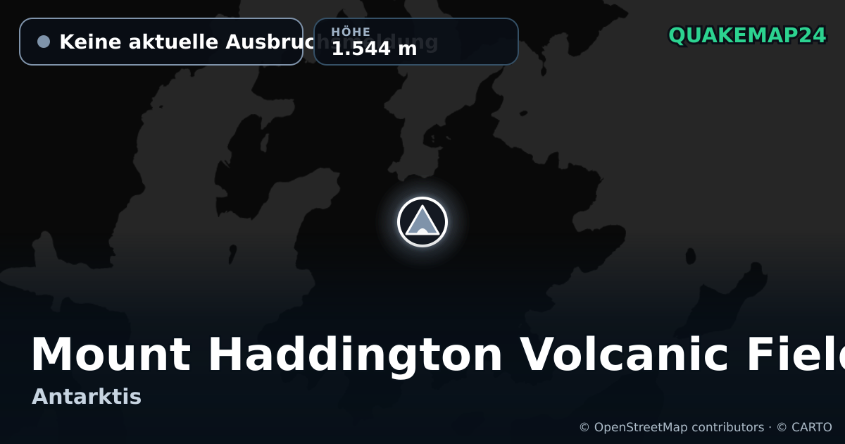Mount Haddington Volcanic Field · Keine aktuelle Ausbruchsmeldung · 1.544 m